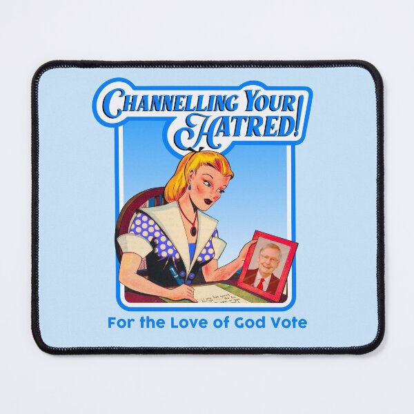 Item preview, channelling your hatred - funny political design designed and sold by BaconPancakes21.