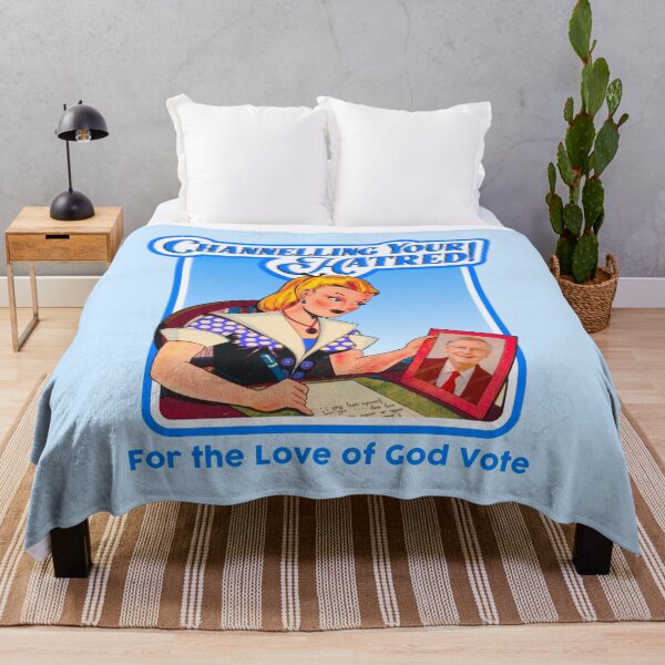 Item preview, channelling your hatred - funny political design designed and sold by BaconPancakes21.
