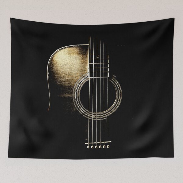 Aperçu de l'œuvre Guitare Acoustique Lite Essential créée et vendue par JeannetteEver.