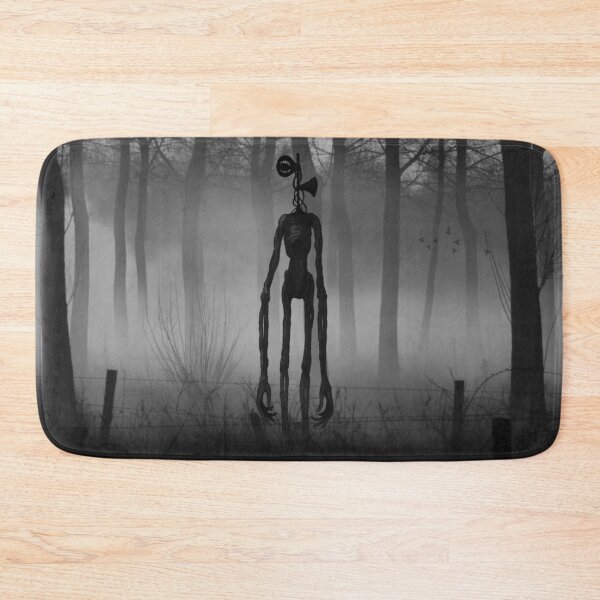 Item preview, Siren head in dark black horror forest designed and sold by Nishad4.