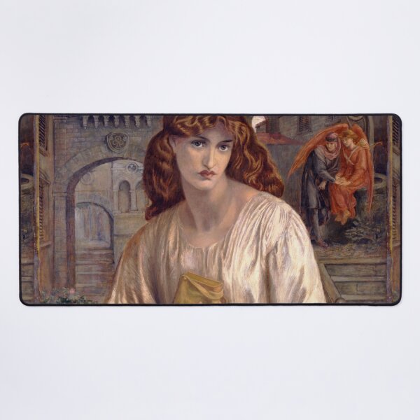 Item preview, Dante Gabriel Rossetti - The Salutation of Beatrice - Pre Raphaelism Image of Woman beauty designed and sold by Bebichic.