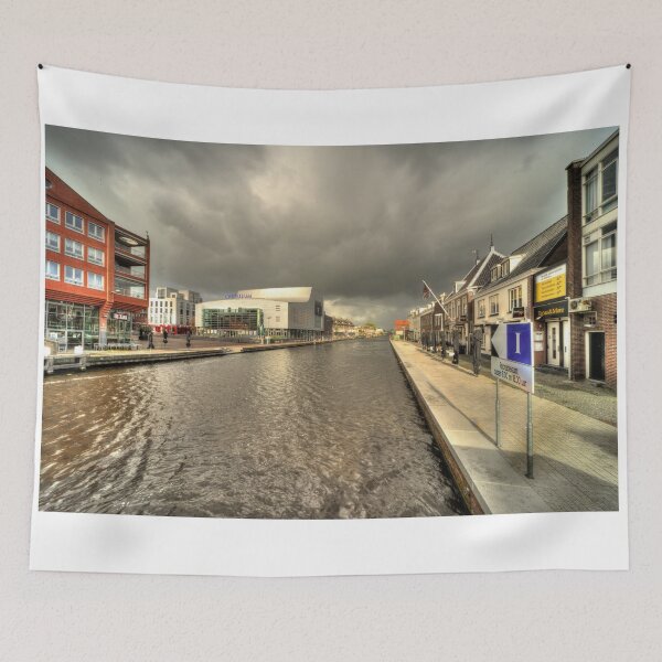 Item preview, Stormy day at Alphen aan den Rijn designed and sold by hawkie.
