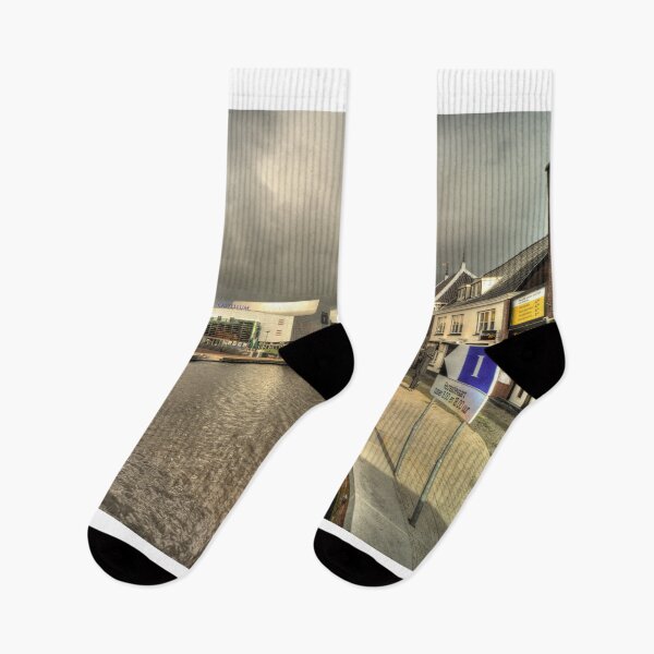Item preview, Stormy day at Alphen aan den Rijn designed and sold by hawkie.