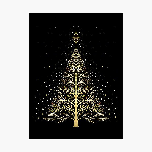 Item preview, Christmas Night Tree - Glowing designed and sold by episodicDrawing.