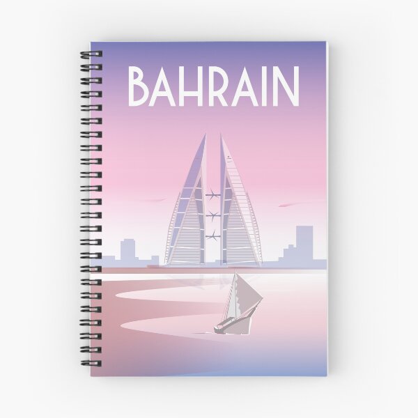 Artikelvorschau, Bahrain Reiseplakat Naher Osten entworfen und verkauft von Arctic frame studio.