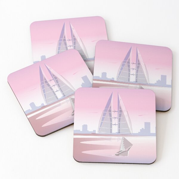 Item preview, Bahrain travel poster Middle East designed and sold by Arctic frame studio.