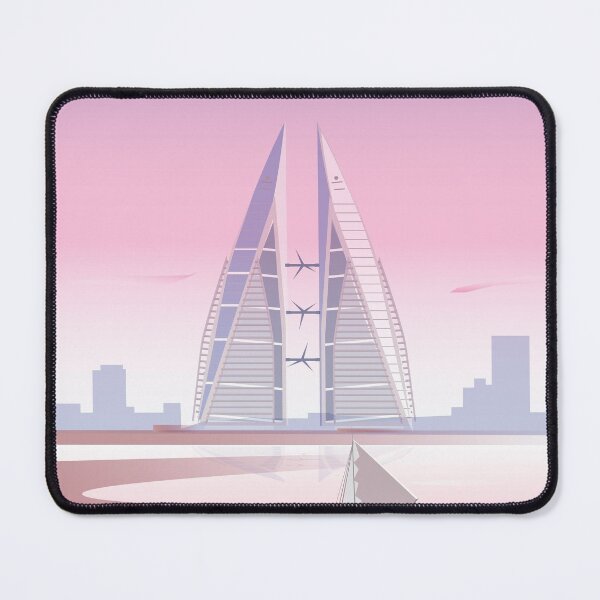 Item preview, Bahrain travel poster Middle East designed and sold by Arctic frame studio.