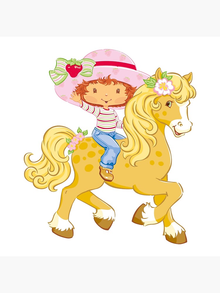 "Strawberry shortcake horse" Poster by Gamehamza Redbubble