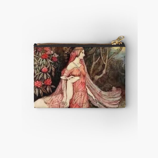 Item preview, Lady and a Deer by Warwick Goble  designed and sold by ArtHistoryLover.