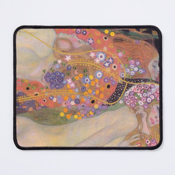 Item preview, Water Serpents II by Gustav Klimt - Art Nouveau Symbolism  designed and sold by Bebichic.