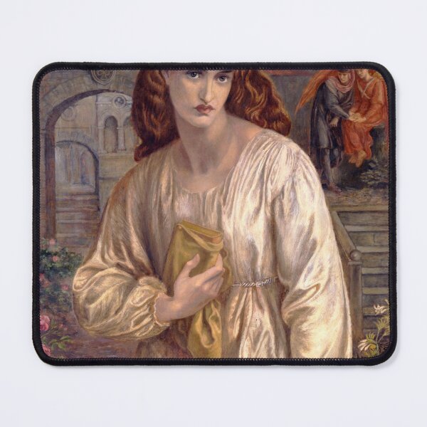 Item preview, Dante Gabriel Rossetti - The Salutation of Beatrice - Pre Raphaelism Image of Woman beauty designed and sold by Bebichic.