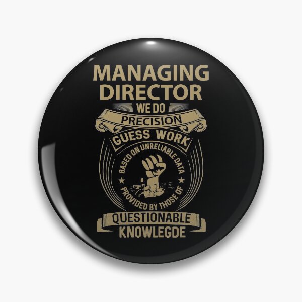 Item preview, Managing Director T Shirt - We Do Precision Job Gift Item Tee designed and sold by paneczkopat.