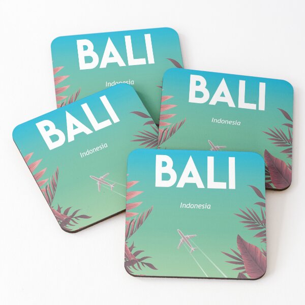 Item preview, Bali Indonesia vintage travel poster designed and sold by Arctic frame studio.