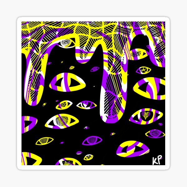 eyes eye weirdcore oddcore sticker by @somethingwixked