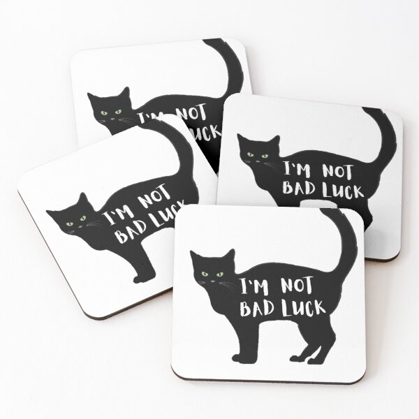 Item preview, I'm Not Bad Luck - Black cats | cat lovers designed and sold by Special-Art1.