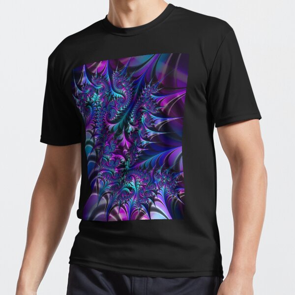 Fractal Chaos VIII Active T-Shirt