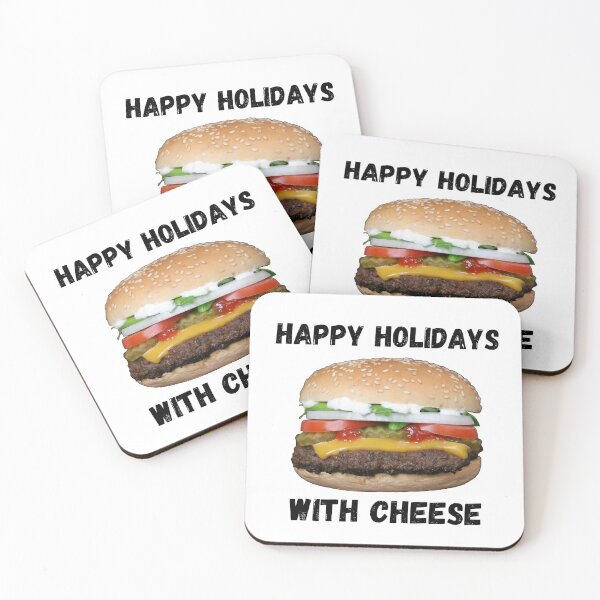 Item preview, Happy Holidays with cheese designed and sold by Designspot2020.