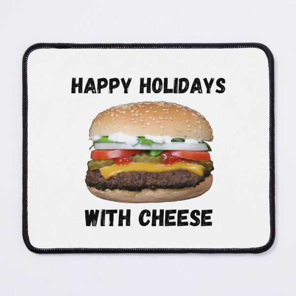 Item preview, Happy Holidays with cheese designed and sold by Designspot2020.