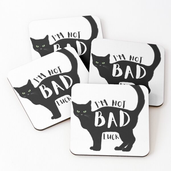 Item preview, I'm Not Bad Luck - Black cats | cat lovers designed and sold by Special-Art1.