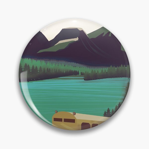 Item preview, Banff Alberta Canada travel poster designed and sold by Arctic frame studio.