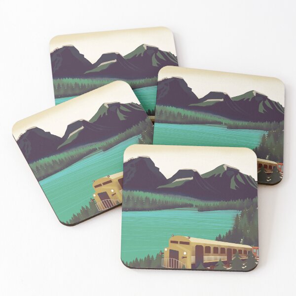 Item preview, Banff Alberta Canada travel poster designed and sold by Arctic frame studio.