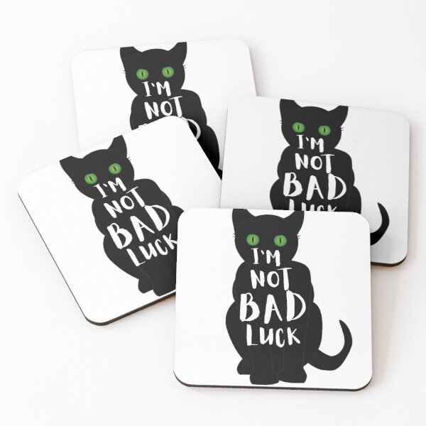Item preview, I'm Not Bad Luck - Black cats | cat lovers designed and sold by Special-Art1.