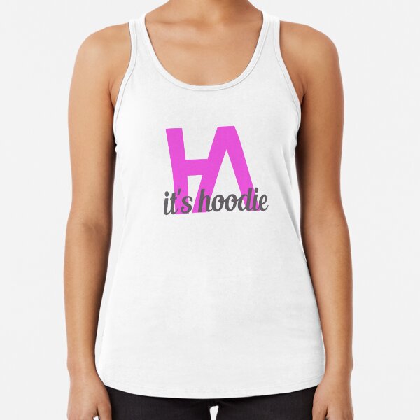 Hoodie Allen "It's Hoodie" Pink/Grey Racerback Tank Top