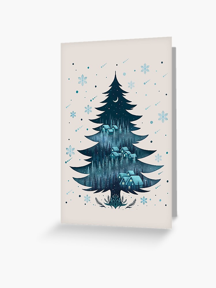 Thumbnail 1 of 2, Greeting Card, Silent Night designed and sold by episodicDrawing.