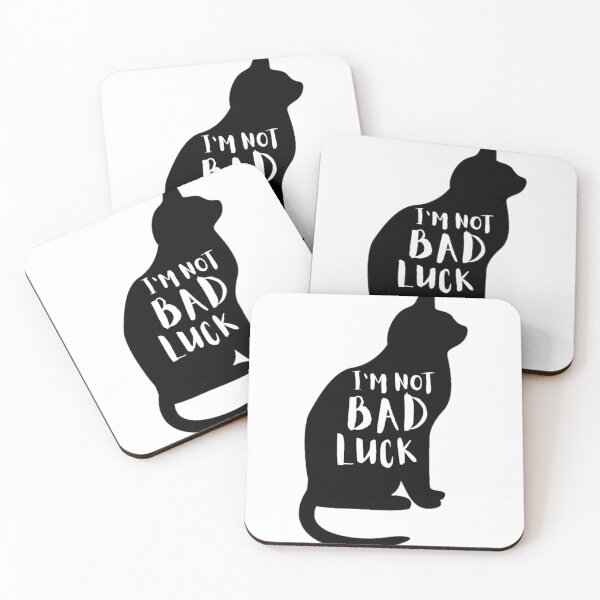 Item preview, I'm Not Bad Luck - Black cats | cat lovers designed and sold by Special-Art1.