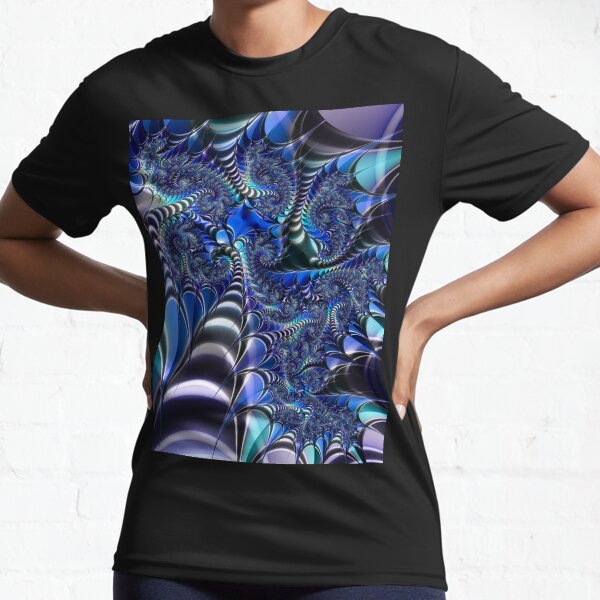 Fractal Chaos IX Active T-Shirt