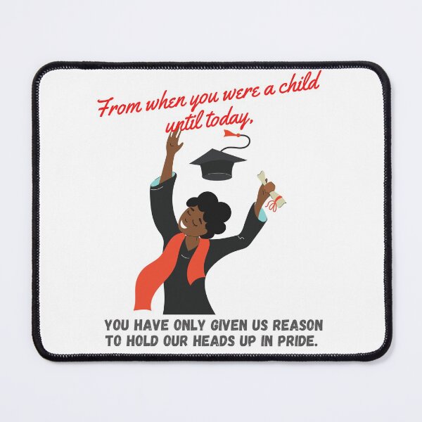 Item preview, Happy Graduation, Happy Celebration- Reason to Hold our Heads High. designed and sold by Hinny8.