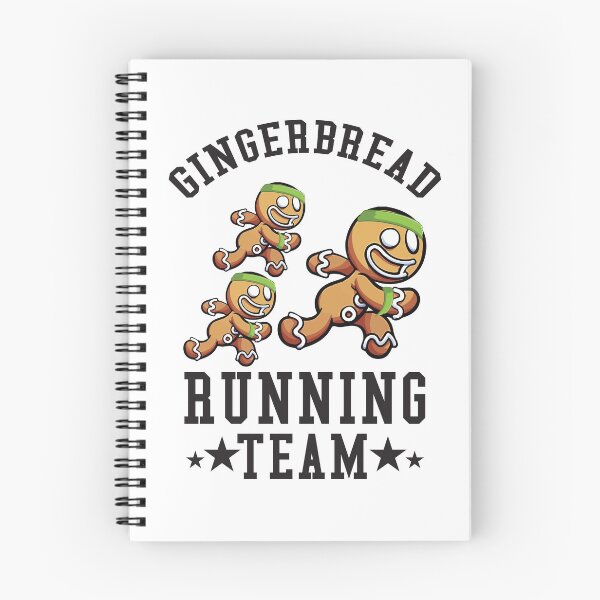 Item preview, Gingerbread Running Team funny Christmas Cookie Shirt designed and sold by Vegdreamer.
