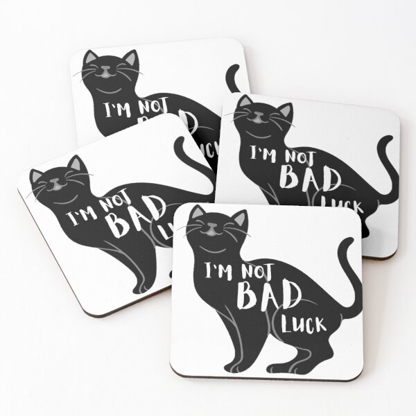 Item preview, I'm Not Bad Luck - Black cats | cat lovers designed and sold by Special-Art1.