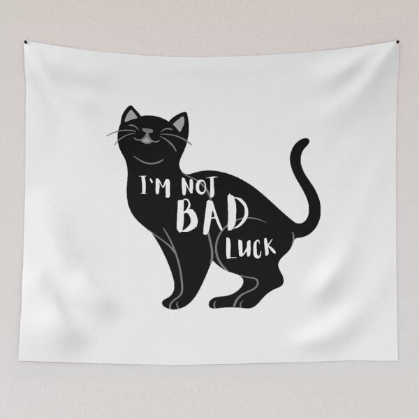 Item preview, I'm Not Bad Luck - Black cats | cat lovers designed and sold by Special-Art1.