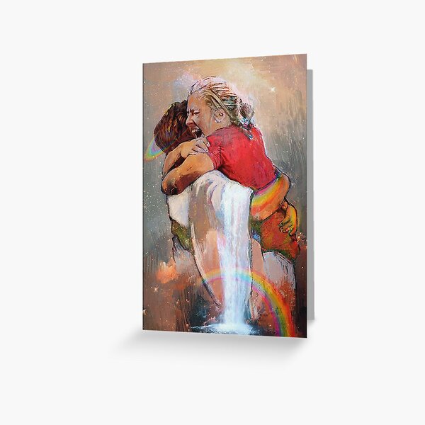 First Day In Heaven Greeting Card