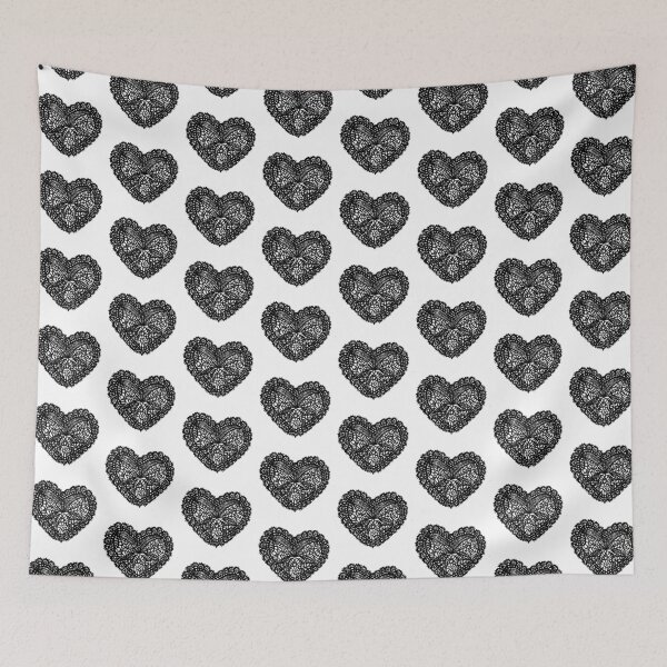 Item preview, Black Lace Heart designed and sold by Nealoc.