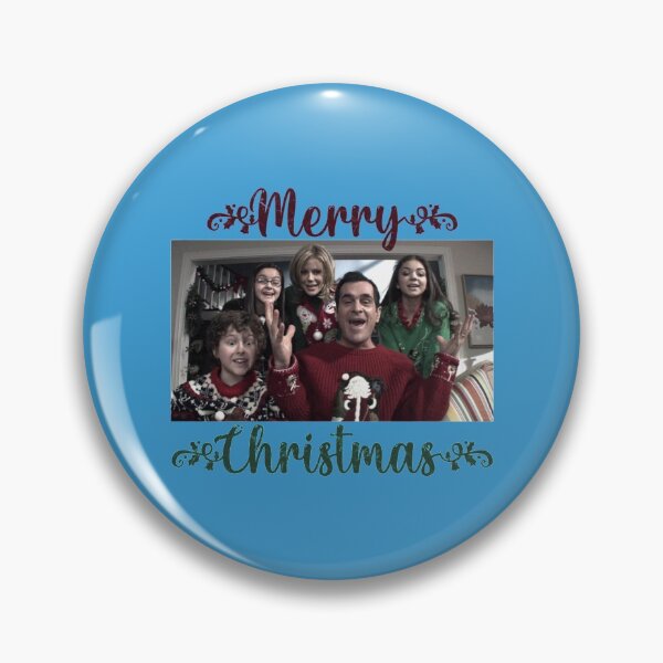 Item preview, Dunphy family from Modern Family Merry Christmas greeting card     designed and sold by ReingerPercival.