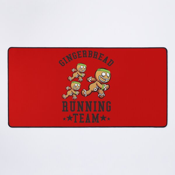 Item preview, Gingerbread Running Team funny Christmas Cookie Shirt Red designed and sold by Vegdreamer.