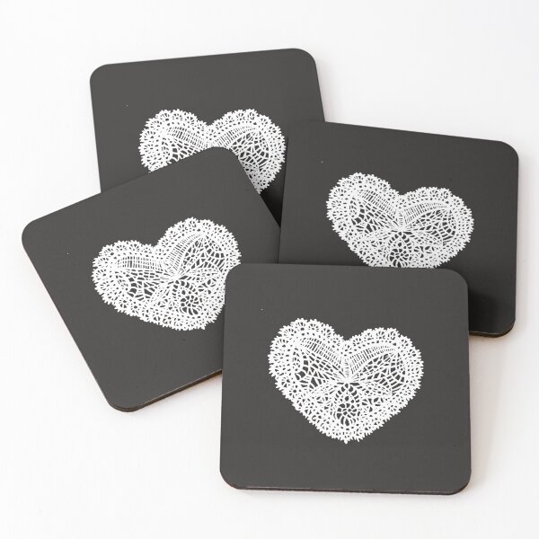 Item preview, White Lace Heart designed and sold by Nealoc.