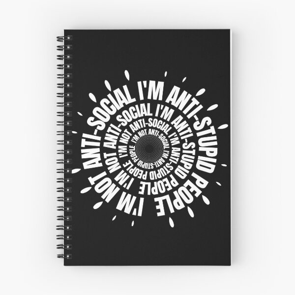 Item preview, I'm not anti social I'm anti stupid people - Funny Sarcastic Anti-Social Gift designed and sold by mayamay0.