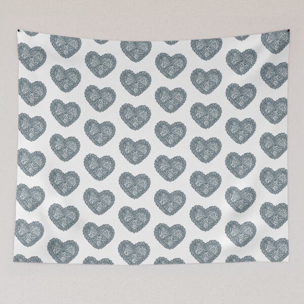 Item preview, Gray Lace Heart designed and sold by Nealoc.