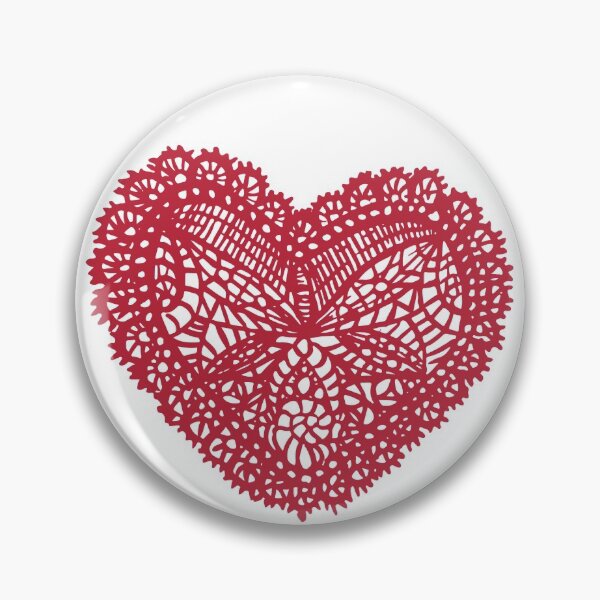 Item preview, Red Lace Heart designed and sold by Nealoc.
