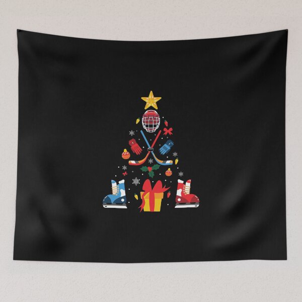 Item preview, Ice Hockey Christmas Tree | Funny Winter Sports Christmas 2022 designed and sold by thecooltable.