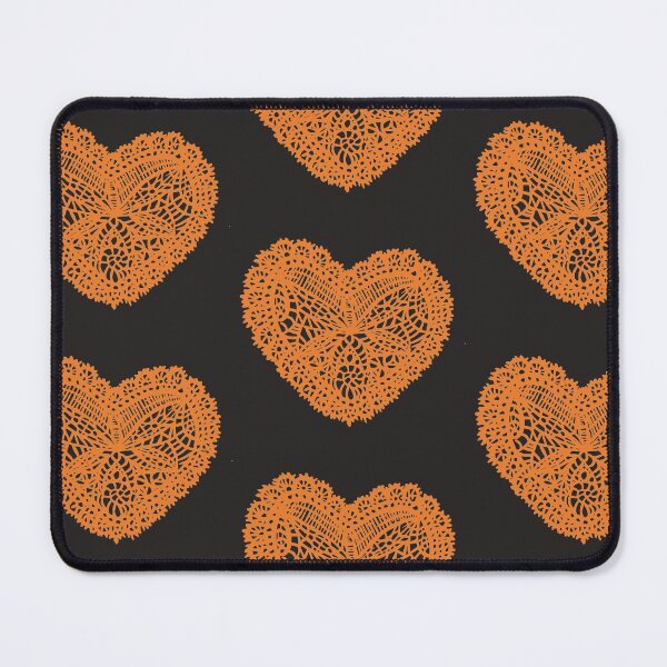 Item preview, Orange Lace Heart designed and sold by Nealoc.
