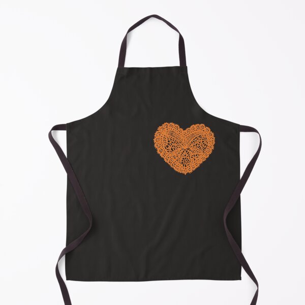 Item preview, Orange Lace Heart designed and sold by Nealoc.