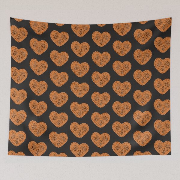 Item preview, Orange Lace Heart designed and sold by Nealoc.