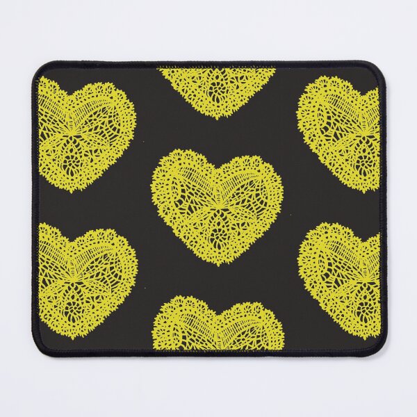 Item preview, Yellow Lace Heart designed and sold by Nealoc.