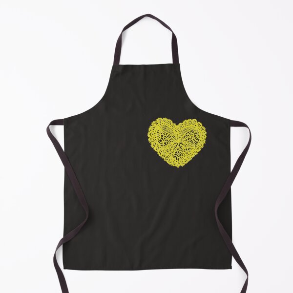 Item preview, Yellow Lace Heart designed and sold by Nealoc.