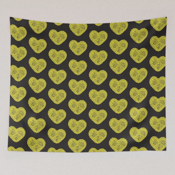 Item preview, Yellow Lace Heart designed and sold by Nealoc.