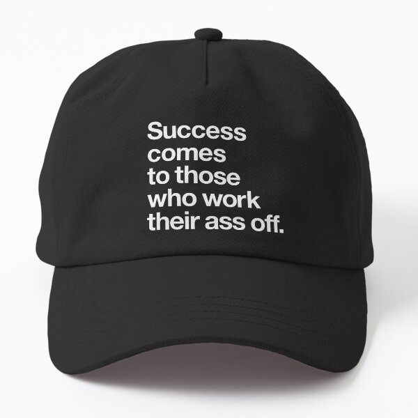 Aperçu de l'œuvre Le succès vient à ceux qui travaillent leur cul créée et vendue par MotivatedType.